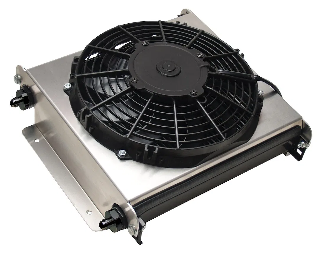 13870 – DERALE Fluid Cooler, For Engine Oil/ Transmission Fluid/ Power Steering Fluid/ Fuel 13 Inch Width X 14-7/8 In...